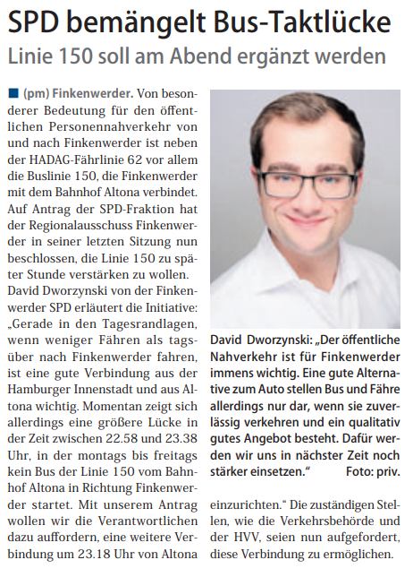 bus taktlücke neuerruf